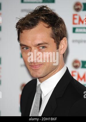 Jude Law arrivée aux Empire film Awards 2010 à Grosvenor House Hotel sur Park Lane, Londres. Banque D'Images