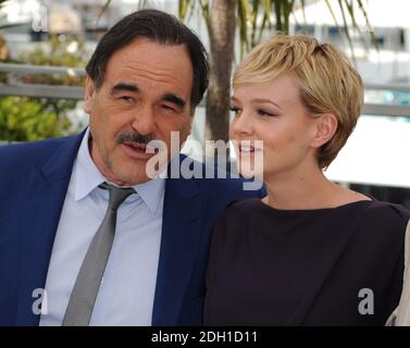 Oliver Stone et Carey Mulliganat le photocall du nouveau film Wall Street: Money Never dort au Palais de Festival de Cannes. Banque D'Images
