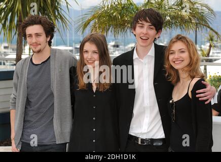 Aaron Taylor-Johnson, Hannah Murray, Matthew Beard et Imogen Poots au photocall pour Chatroom, qui fait partie du Festival de Cannes 63rd, Palais des Festivals, Cannes. Banque D'Images