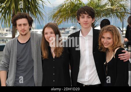 Aaron Taylor-Johnson, Hannah Murray, Matthew Beard et Imogen Poots au photocall pour Chatroom, qui fait partie du Festival de Cannes 63rd, Palais des Festivals, Cannes. Banque D'Images