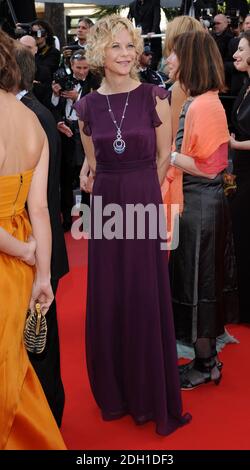 Meg Ryan arrive à la première de Biutiful, dans le cadre du 63e Festival de Cannes, qui se tient au Festival de Palais à Cannes, France. Banque D'Images