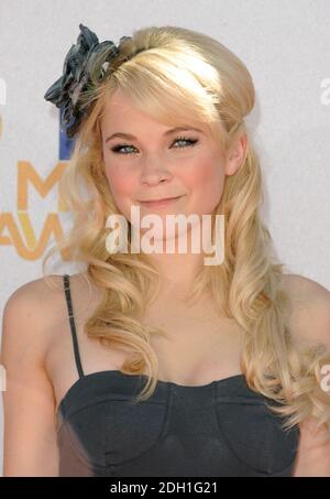 Lenay Dunn arrive pour les MTV Movie Awards 2010, Universal Studios, Los Angeles. Banque D'Images