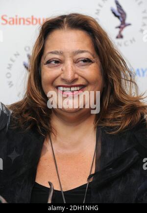 Zaha Hadid aux femmes de l'année déjeuner 2010, Hôtel Intercontinental, Park Lane, Londres. Banque D'Images