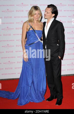 Sienna Miller et Matthew Williamson arrivent au Colin McDowell Book Launch Party, Somerset House, Londres. Banque D'Images