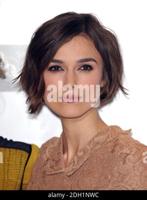 Keira Knightley assiste à un photocall pour le film jamais Laissez-moi aller au cinéma vue, à Londres, dans le cadre du 54e BFI London film Festival. Banque D'Images