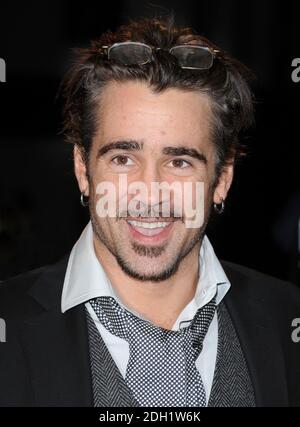 Colin Farrell arrive à la première britannique de la voie de retour, Curzon Mayfair Cinema, Londres. Banque D'Images