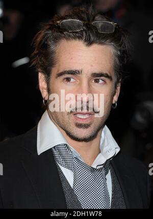 Colin Farrell arrive à la première britannique de la voie de retour, Curzon Mayfair Cinema, Londres. Banque D'Images