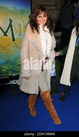 Carol Vorderman arrive à la première de Totem du Cirque du Soleil au Royal Albert Hall de Kensington, Londres. Banque D'Images