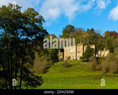 Willersley Castle un manoir de style classique de la fin du XVIIIe siècle Construit pour Sir Richard Arkwright à Cromford Derbyshire, Angleterre, Royaume-Uni Banque D'Images