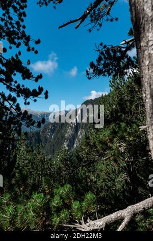 Olympe de montagne en grèce. Paysage alpin en haute altitude. Banque D'Images