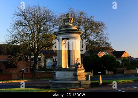 Mémorial Sir Daniel Cooper Bart, ville de Newmarket, Suffolk, Angleterre, Royaume-Uni Banque D'Images