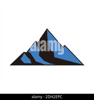 motif abstrait représentant une icône représentant un vecteur de montagne Illustration de Vecteur