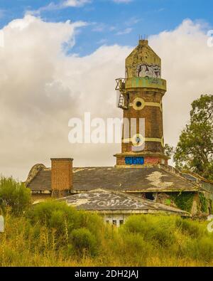 Hôtel particulier abandonné, Punta del Este, Uruguay Banque D'Images