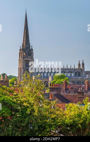 Royaume-Uni, Angleterre, Essex, Saffron Walden, Église Sainte-Marie Banque D'Images