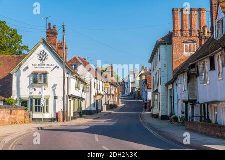 Royaume-Uni, Angleterre, Essex, Saffron Walden, Bridge Street Banque D'Images