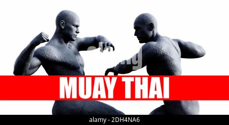 Muay thai Banque D'Images