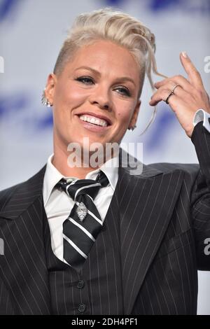 Pink participe aux MTV Video Music Awards 2017 au Forum le 27 août 2017 à Los Angeles, CA, Etats-Unis. Photo de Lionel Hahn/ABACAPRESS.COM Banque D'Images