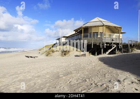 Paysage à la plage de Sylt, Allemagne, Europe Banque D'Images