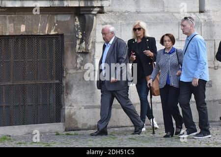 Marcel Campion assister à la cérémonie funéraire de l'actrice française Mireille Darc à l'église Saint-Sulpice à Paris, France, le 1er septembre 2017. Photo par Berzane-WytersABACAPRESS.COM Banque D'Images