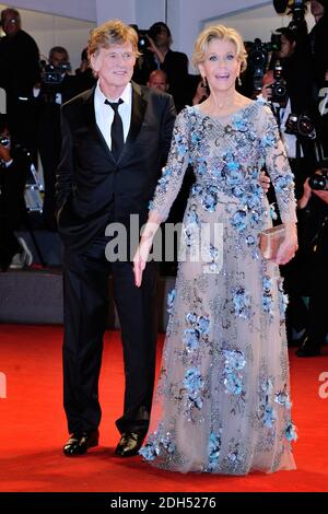 Robert Redford et Jane Fonda assistent à la première de nuit de nos âmes lors du 74e Festival international du film de Venise (Mostra di Venezia) au Lido, Venise, Italie, le 01 septembre 2017. Photo d'Aurore Marechal/ABACAPRESS.COM Banque D'Images