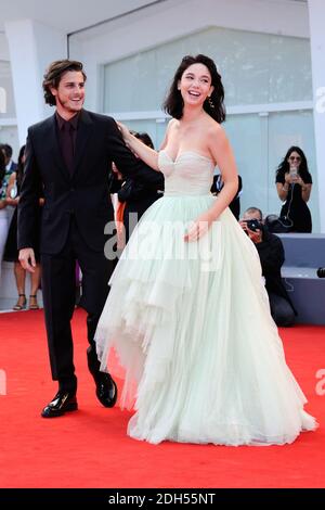 Matilda de Angelis et Andrea Arcangeli assistent à la première una Famiglia lors du 74e Festival International du film de Venise (Mostra di Venezia) au Lido, Venise, Italie, le 04 septembre 2017. Photo d'Aurore Marechal/ABACAPRESS.COM Banque D'Images