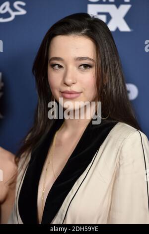 Mikey Madison participe à la première de la saison 2 « Better Things » de FX au Pacific Design Center le 6 septembre 2017 à Los Angeles, en Californie. Photo de Lionel Hahn/AbacaPress.com Banque D'Images