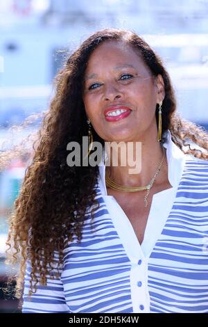 France Zobda assistent un photocall pour le film le Reve Francais lors du 3eme jour du 19e Festival de la Fiction TV francophone de la Rochelle a la Rochelle, France le 15 septembre 2017. Photo d'Aurore Marechal/ABACAPRESS.COM Banque D'Images