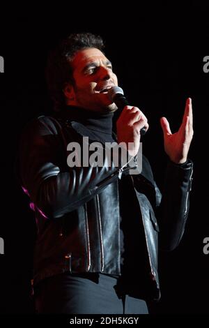 Amir Haddad en concert après l'attribution du mercredi des Jeux Olympiques de 2024 à Paris, France, le 15 septembre 2017. Photo de Nasser Berzane/ABACAPRESS.COM Banque D'Images