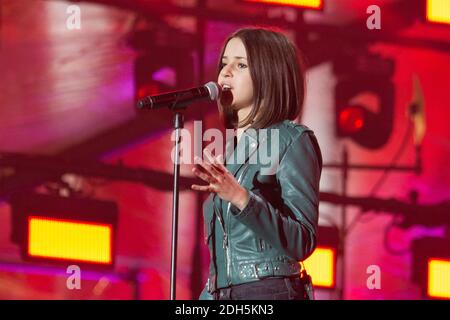 Marina Kaye au concert après l'attribution du mercredi des Jeux Olympiques de 2024 à Paris, France, le 15 septembre 2017. Photo de Nasser Berzane/ABACAPRESS.COM Banque D'Images