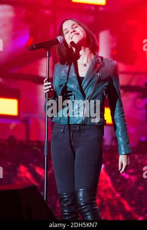 Marina Kaye au concert après l'attribution du mercredi des Jeux Olympiques de 2024 à Paris, France, le 15 septembre 2017. Photo de Nasser Berzane/ABACAPRESS.COM Banque D'Images