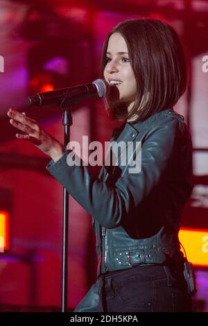 Marina Kaye au concert après l'attribution du mercredi des Jeux Olympiques de 2024 à Paris, France, le 15 septembre 2017. Photo de Nasser Berzane/ABACAPRESS.COM Banque D'Images