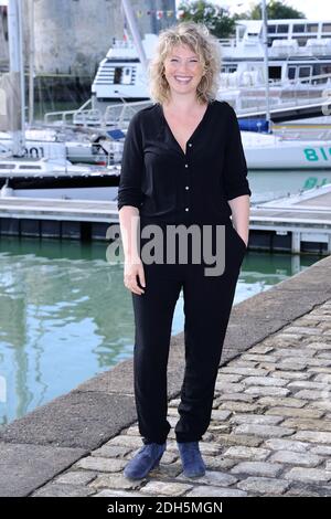 Cecile Bois assistent un photocall pour la série Meurtres a Sarlat lors du 4eme jour du 19e Festival de la Fiction TV francophone de la Rochelle a la Rochelle, France le 16 septembre 2017. Photo d'Aurore Marechal/ABACAPRESS.COM Banque D'Images