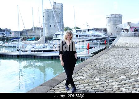 Cecile Bois assistent un photocall pour la série Meurtres a Sarlat lors du 4eme jour du 19e Festival de la Fiction TV francophone de la Rochelle a la Rochelle, France le 16 septembre 2017. Photo d'Aurore Marechal/ABACAPRESS.COM Banque D'Images