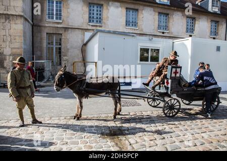 Illustration de l'Ecole militaire dans le cadre des Journées européennes du Patrimoine à Paris, France, le 16 septembre 2017. Photo de David Boyer/ABACAPRESS.COM Banque D'Images
