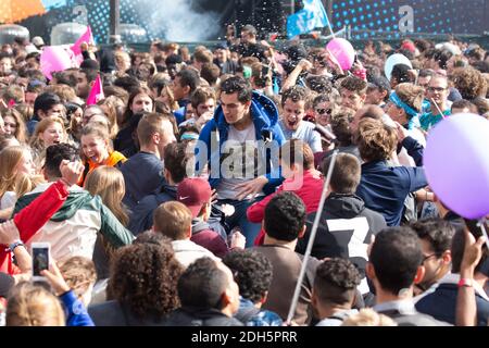 Atmopshere au concert Meeting Printemps solidaire 2017 for 0,7 P.I.B. for Poor Country à Paris, France, le 17 septembre 2017. Photo de Nasser Berzane/ABACAPRESS.COM Banque D'Images