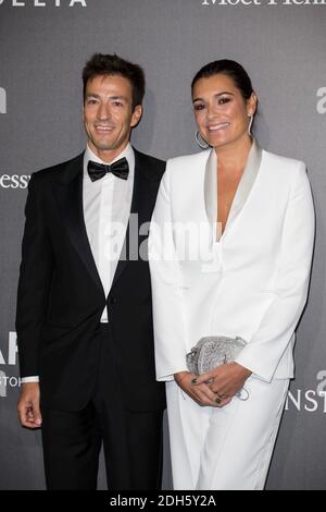 Alessandro Nasi, Alena Seredova assistez à la soirée de gala de l'amfAR au Palais de la Permanente le 21 septembre 2017 à Milan, en Italie. Photo de Marco Piovanotto/ABACAPRESS.COM Banque D'Images