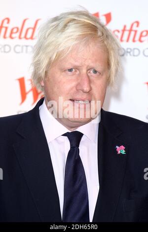LONDRES, ROYAUME-UNI - 13 septembre 2011 : Boris Johnson participe au lancement de Westfield Stratford City le 13 septembre 2011 à Londres, en Angleterre. Banque D'Images