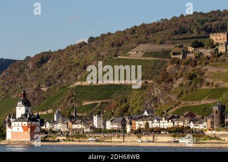 Château de Pfalzgrafenstein Kaub Banque D'Images