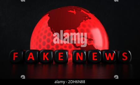 Fake News USA Banque D'Images