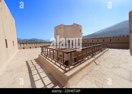 Fort Al Rustaq en Oman. Banque D'Images