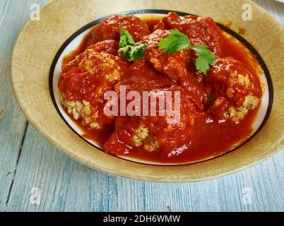 Polpette sicilienne al Sugo Banque D'Images