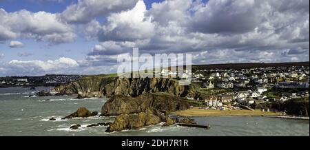 South Devon - Hope Cove Banque D'Images