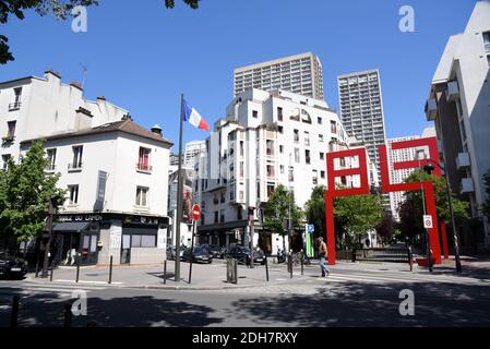 Paris (France) : Chinatown dans le 13ème arrondissement (quartier) Banque D'Images