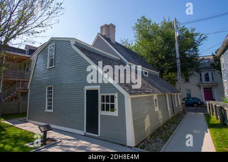 Narbonne Hale House, 71, rue Essex, dans le site historique national maritime de Salem NHS, dans le centre-ville historique de Salem, Massachusetts, États-Unis. Banque D'Images