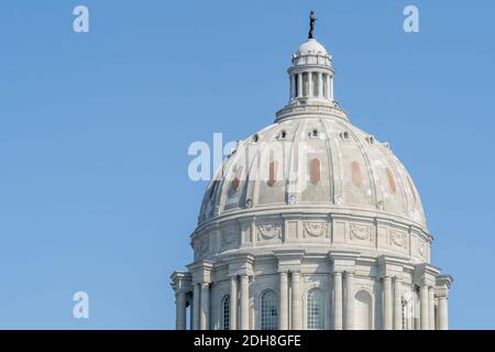 Bâtiment du Capitole de l'État du Missouri Banque D'Images