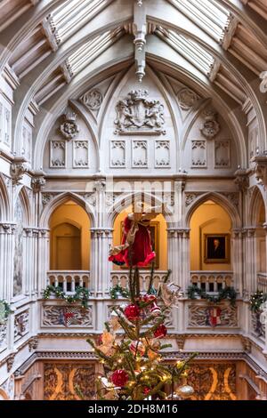 Noël à l'abbaye de Downtow Banque D'Images