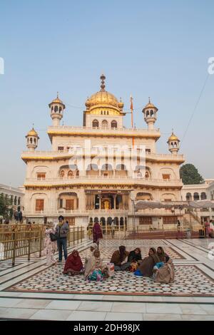 Inde, Punjab, Amritsar, le Harmandir Sahib, connu sous le nom de Temple d'Or Banque D'Images