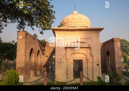 Inde, Punjab, Amritsar, jardin commémoratif de Jallianwala Bagh Banque D'Images