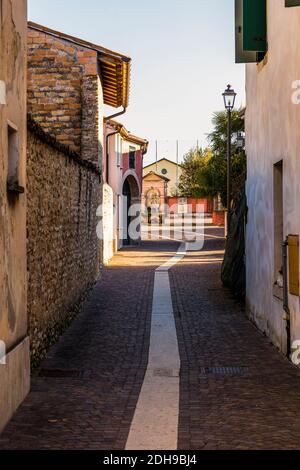 Italie Veneto Pieve di Soligo - Cal Santa Banque D'Images