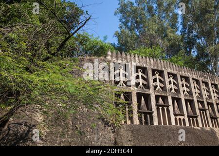 Inde, Haryana et Punjab, Chandigarh, Nek Chandi's Rock Garden Banque D'Images